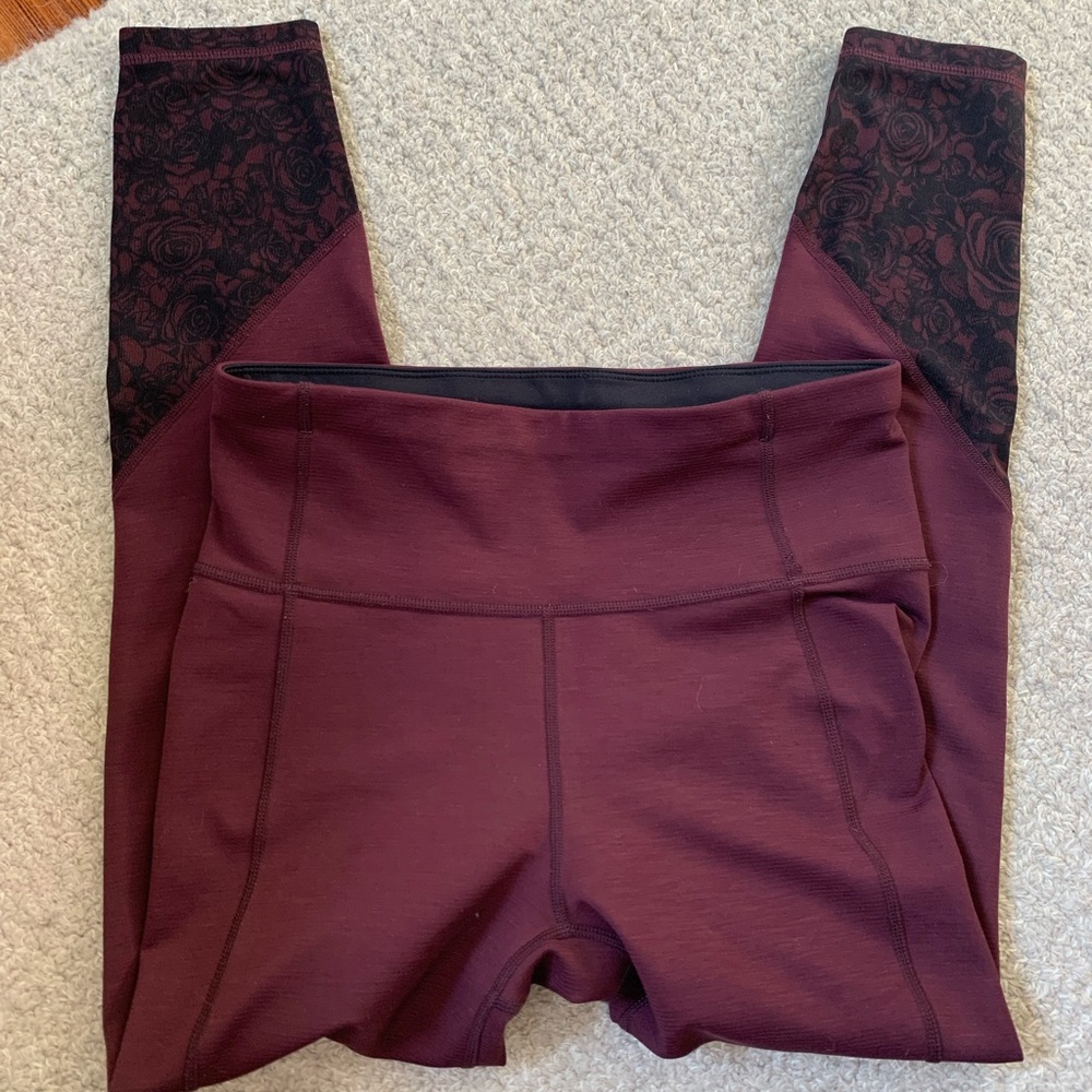 Sweaty Betty 7/8 Purple Leggings